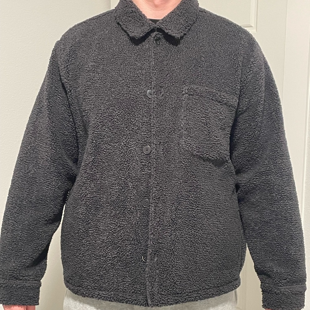 Madewell Men's Black Sherpa Jacket